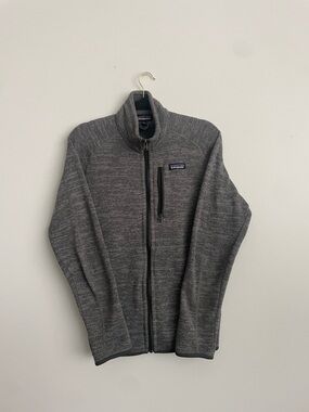 Patagonia Men’s Charcoal Heather Full-Zip Fleece Jacket